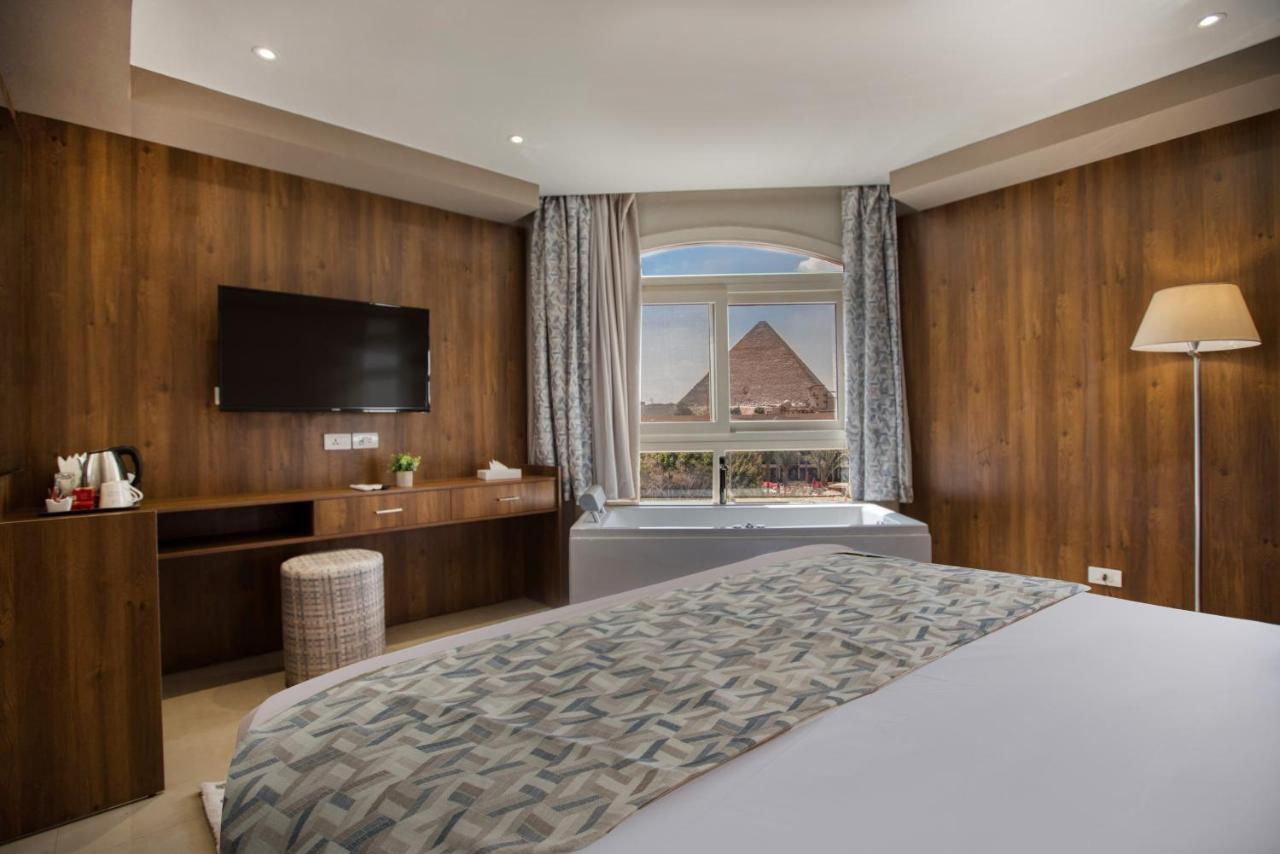 Nozol Pyramids Hotel And Spa Kafret el-Gabal Buitenkant foto