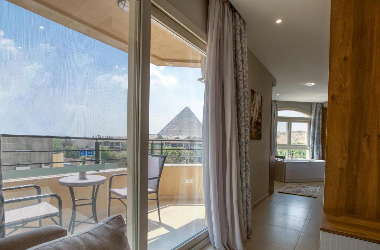Nozol Pyramids Hotel And Spa Kafret el-Gabal Buitenkant foto