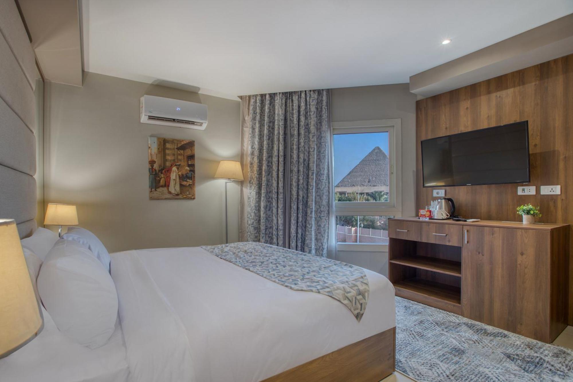 Nozol Pyramids Hotel And Spa Kafret el-Gabal Buitenkant foto