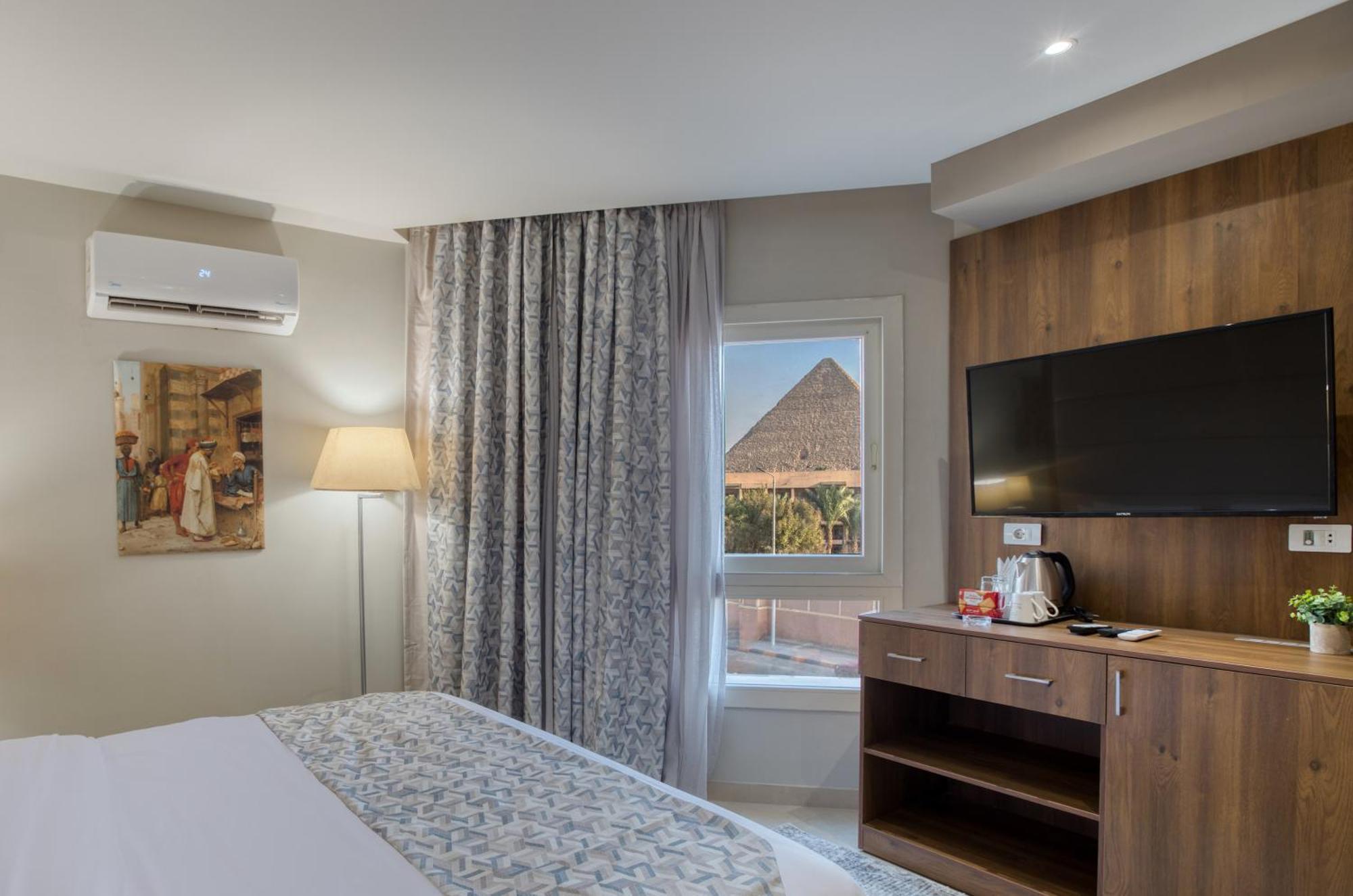 Nozol Pyramids Hotel And Spa Kafret el-Gabal Buitenkant foto